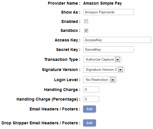 Amazon Simple Pay