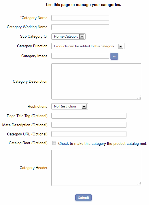 category root