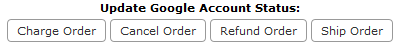 Google order status