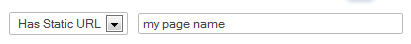 Static URL
