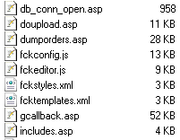 fckeditor listing