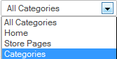 Category drop down