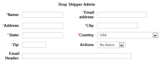 Drop shipper
