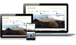 Responsive Design Outdoors Ecomm Plus