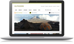 Responsive Design Outdoors Ecomm Plus #2